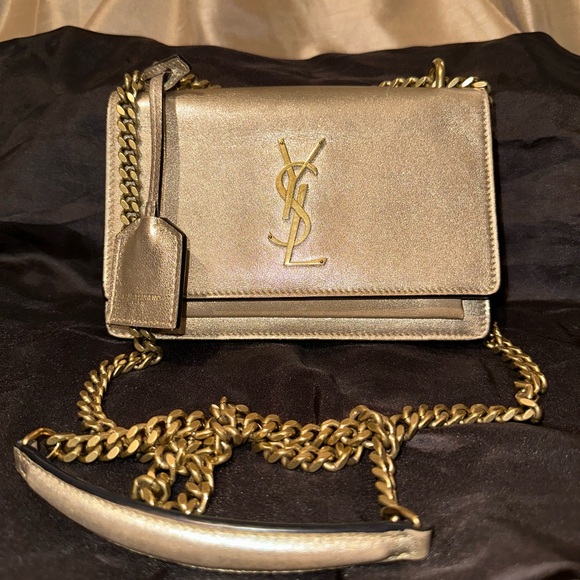 Saint Laurent "Sunset" shoulder bag leather - Picture 3 of 13